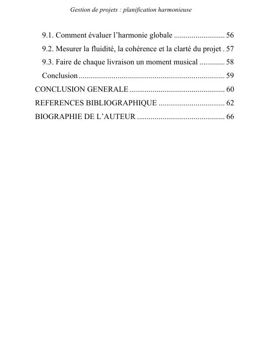 04a. La planification harmonieuse : La méthode musicale pour clarifier, structurer et réussir - Français