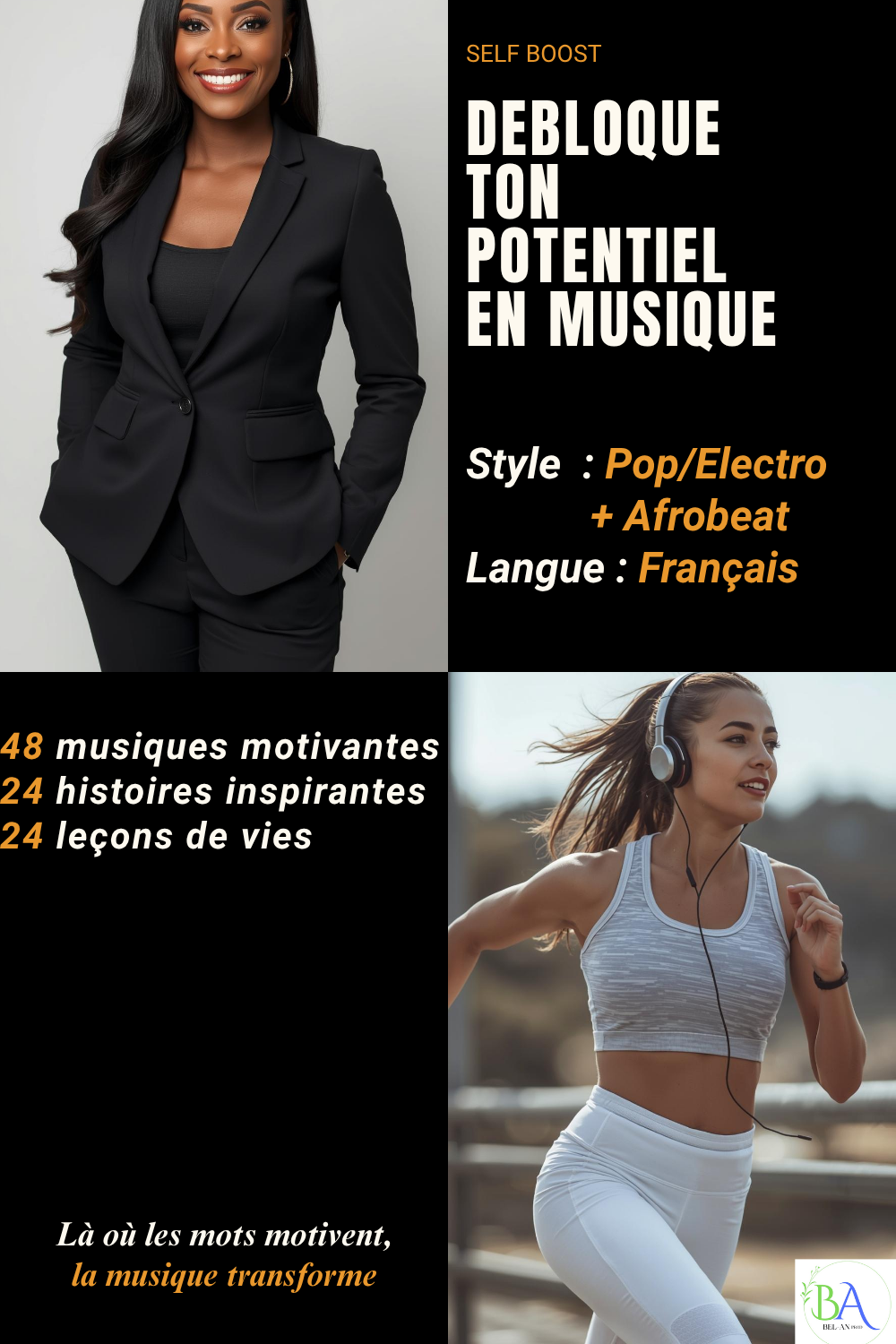 5a. Débloque ton potentiel en musique - 24 Pop/Electro + 24 Afrobeat - Français