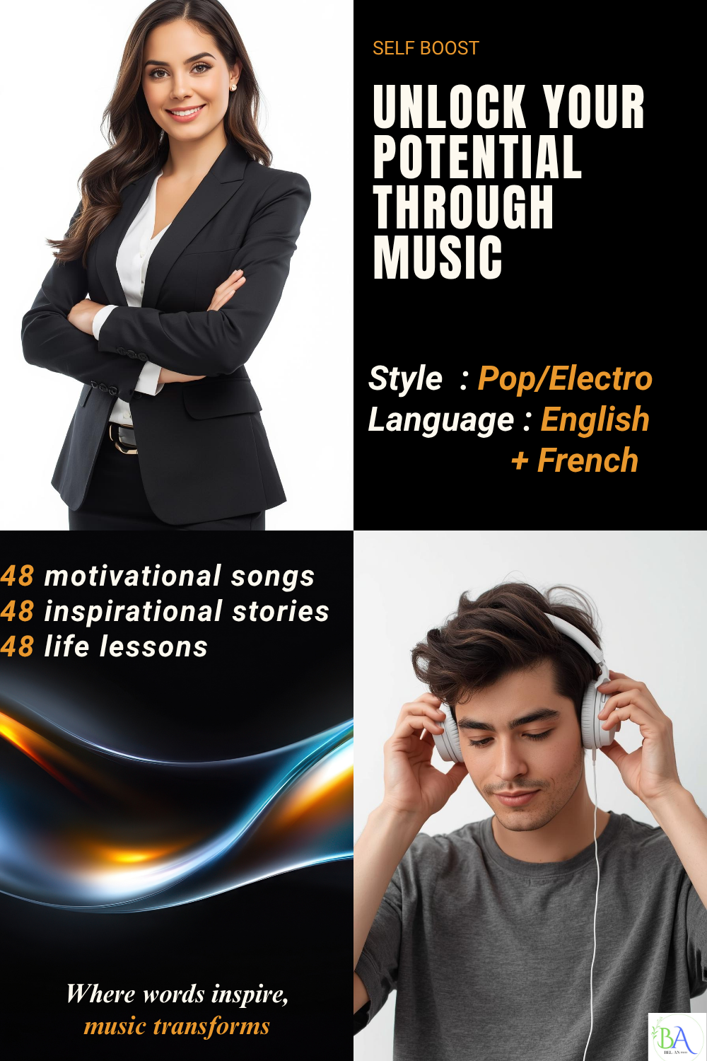 6b. Unlock your potential through music - 48 Pop/Electro - English & French