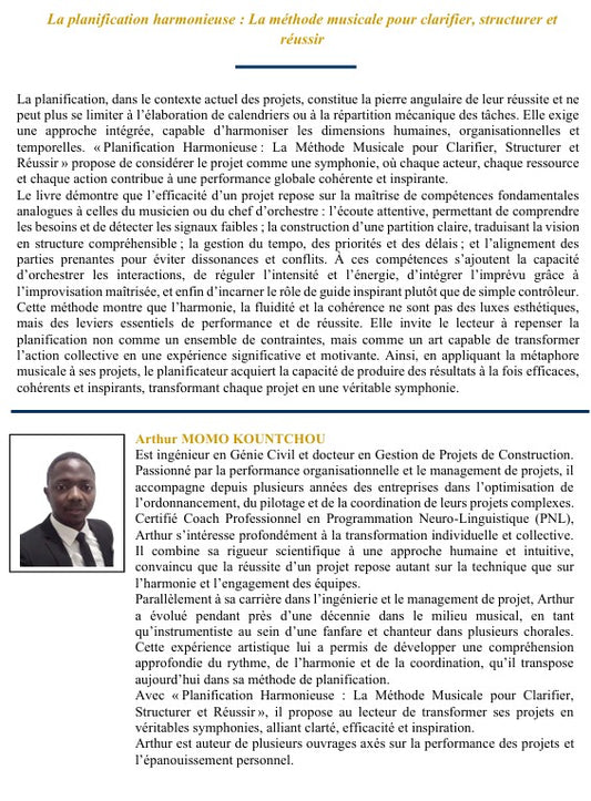 04a. La planification harmonieuse : La méthode musicale pour clarifier, structurer et réussir - Français