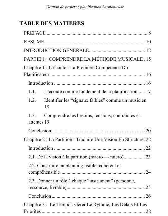 04a. La planification harmonieuse : La méthode musicale pour clarifier, structurer et réussir - Français