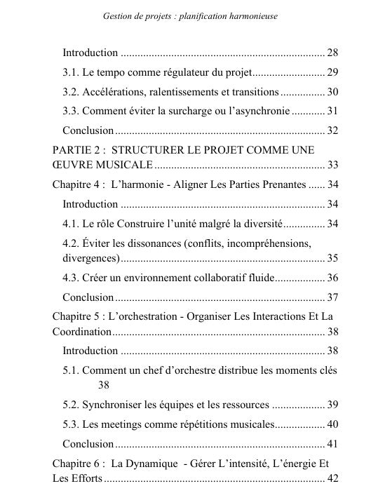04a. La planification harmonieuse : La méthode musicale pour clarifier, structurer et réussir - Français