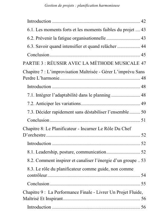 04a. La planification harmonieuse : La méthode musicale pour clarifier, structurer et réussir - Français