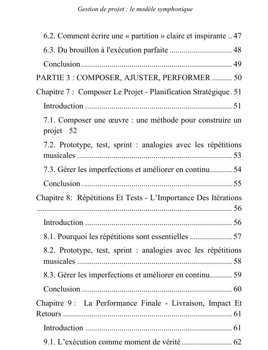 03a. Le modèle symphonique : une nouvelle approche de la  gestion de projet inspirée par la musique - Français