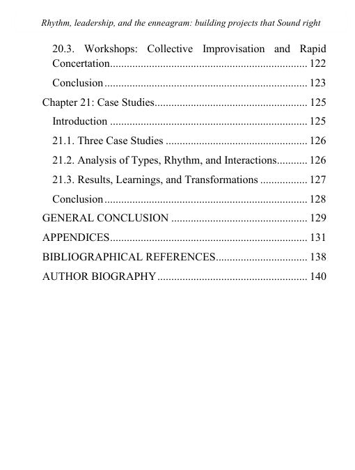 08b. Rhythm, leadership, and the enneagram: building projects that Sound right - English