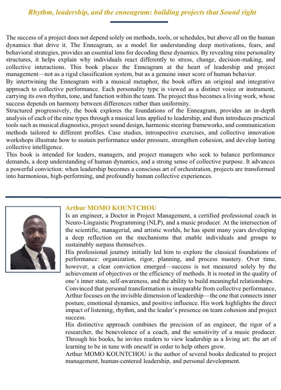 08b. Rhythm, leadership, and the enneagram: building projects that Sound right - English