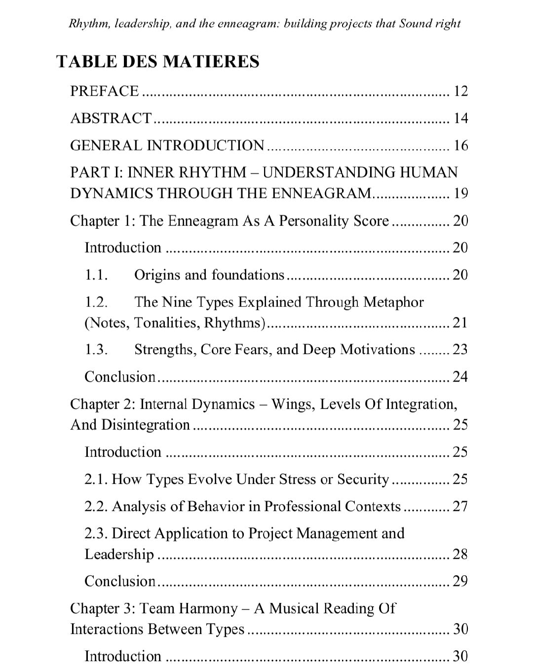 08b. Rhythm, leadership, and the enneagram: building projects that Sound right - English