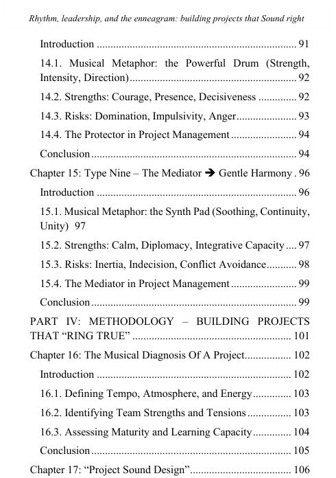 08b. Rhythm, leadership, and the enneagram: building projects that Sound right - English
