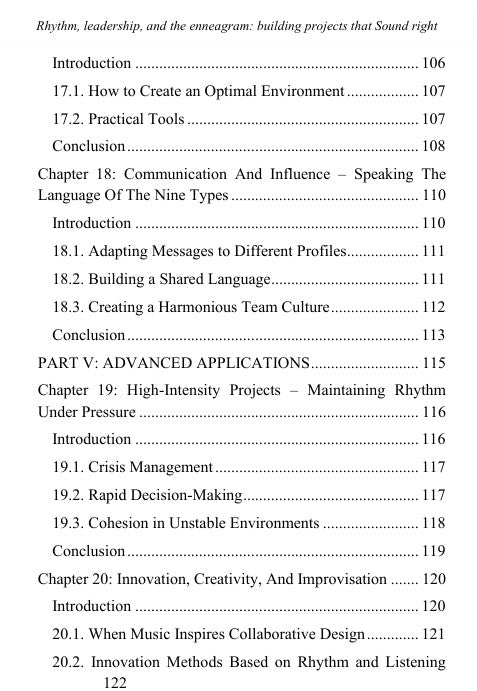08b. Rhythm, leadership, and the enneagram: building projects that Sound right - English