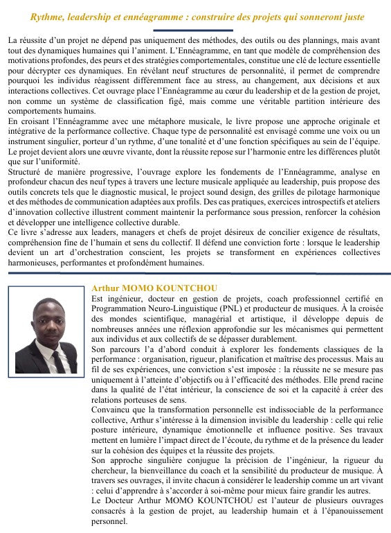 08a. Rythme, leadership et ennéagramme : construire des projets qui sonneront juste - Français