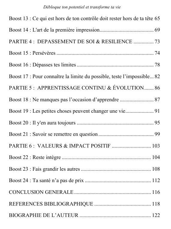01a. Débloque ton potentiel et transforme ta vie : Le guide vers l'épanouissement personnel - Français