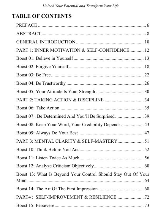 01b. Unlock your potential and transform your life: a guide to personal fulfillment - English