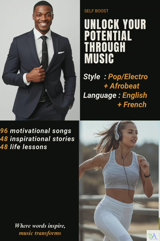 7. Unlock your potential through music - 48 Pop/Electro + 48 Afrobeat - English & French